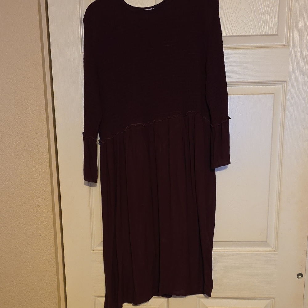 Women's Burgundy Dress
